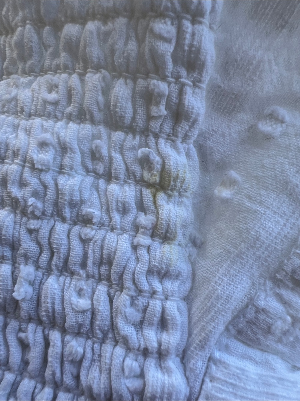 American Eagle 100% Cotton White Ruffled Eyelet Cropped Cami - Picture 5 of 7
